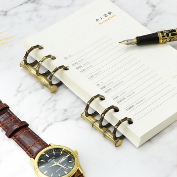 Μπίντερ με μεταλλικούς δακτυλίους, 3-δακτυλίων μπίντερ για σημειωματάρια και βιβλία από την Jiaheng