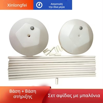 Σετ σκελετού αψίδας μπαλονιών με κρυστάλλινους PVC σωλήνες και βάση πλήρωσης με νερό για γάμους και γιορτές