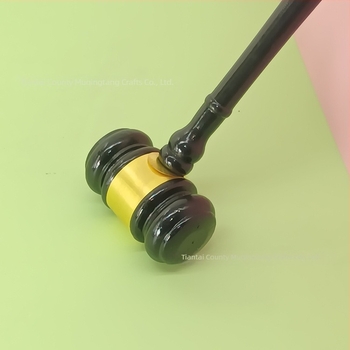 Σφυρί δικαστικού τύπου από μασίφ ξύλο - ξύλο λωτού, μοντέρνο μινιμαλιστικό διακοσμητικό αντικείμενο, βάρος 0,26 kg