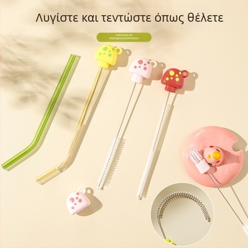 Βρεφική βούρτσα καθαρισμού για μπουκάλια, πιπίλες και καλαμάκια – απαλές τρίχες, μακρύς πολυλειτουργικός καθαριστικός σωληνίσκος