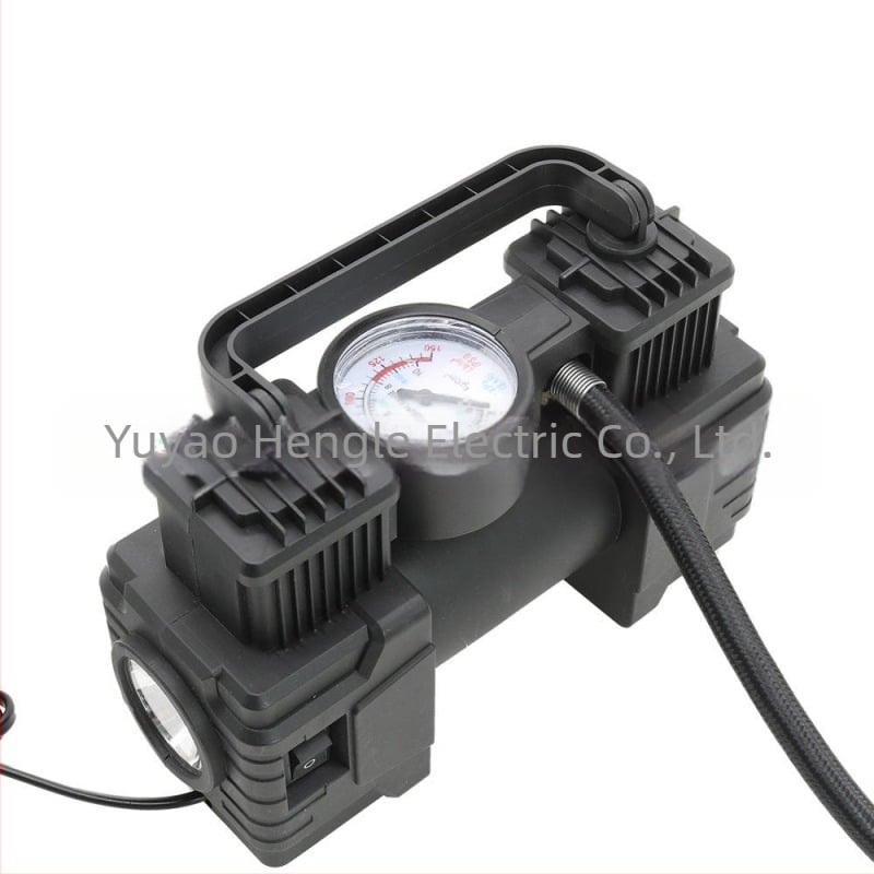 12V Ηλεκτρική Αντλία Ελαστικών Αυτοκινήτου με Ενσωματωμένο Μετρητή Πίεσης, Ροή Αέρα 30 L/min, Καλώδιο 3 m