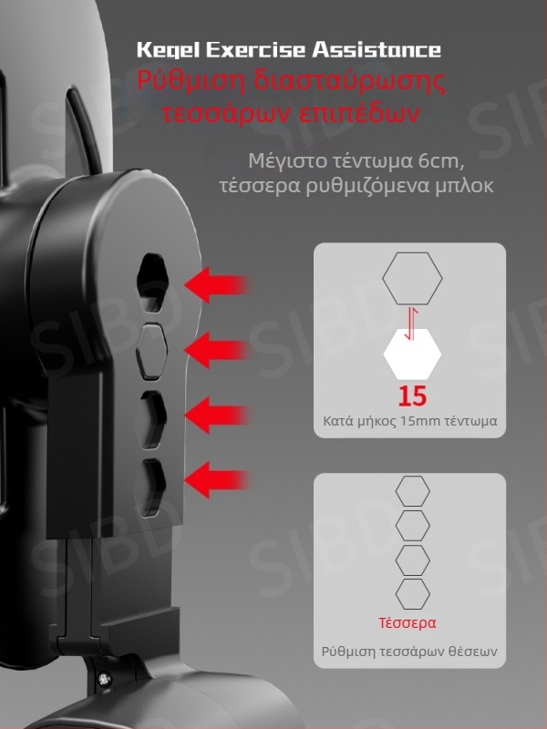 Ανδρικός Κέγκελ εκπαιδευτής και συσκευή άσκησης ποδιών, εκπαίδευση μυών πυέλου, διαμόρφωση εσωτερικών μηρών, οικιακή χρήση