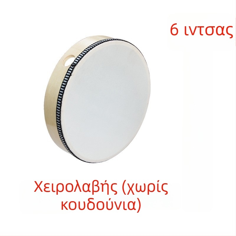 Orff tambourin για παιδιά — ξύλινο σώμα, 3C κατηγορίας ξύλινες παιχνιδάκια, κατάλληλο για ηλικίες 4–6 ετών, συσκευασία: κουτί με εικονογραφήσεις, χαρτόκουτο, λευκό κουτί ή δικτυωτή θήκη