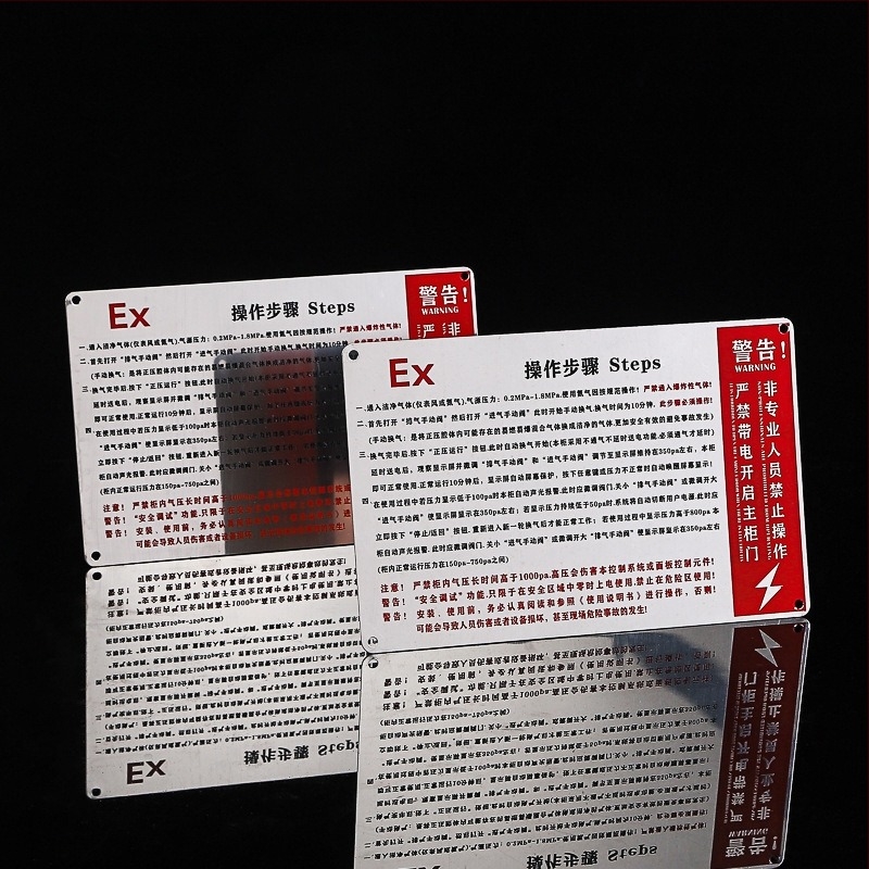 Μηχανή κατασκευής μεταλλικών ετικετών — Μεταξοτυπία, Διάβρωση, Βούρτσισμα, Σφράγιση; Υλικά: Χαλκός, Σίδηρος, Αλουμίνιο, Κράματα, Ανοξείδωτος χάλυβας; Διαμορφώσιμη επεξεργασία