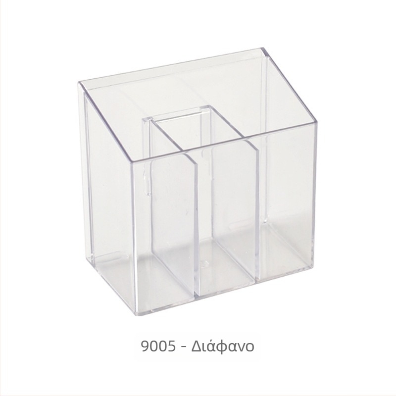 Κρεμαστό διαχωρισμένο κουτί αποθήκευσης καλλυντικών (μοντέλο 9005; PET πλαστικό; διαφανής σχεδιασμός; αποθήκευση)