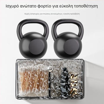 Κουτί βατονέτας τοίχου, χωρίς τρύπημα, αδιάβροχο αποθηκευτικό, PET πλαστικό, μοντέλο 66, μοτίβο κυμάτων νερού