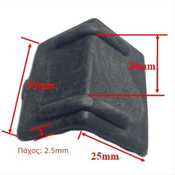 Γωνιακό προστατευτικό σε σχήμα L από πλαστικό-χάλυβα για ταινίες συσκευασίας — Guande, Jiangsu; κατάλληλο για δάπεδα, τούβλα, πέτρες, ξύλο, κουτιά, αλουμίνιο