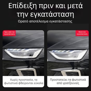 TPU φιλμ προβολέων για Aodi A3/A4 S3/4 – αυτοεπισκευόμενο, ανθεκτικό σε γρατζουνιές και στη φθορά