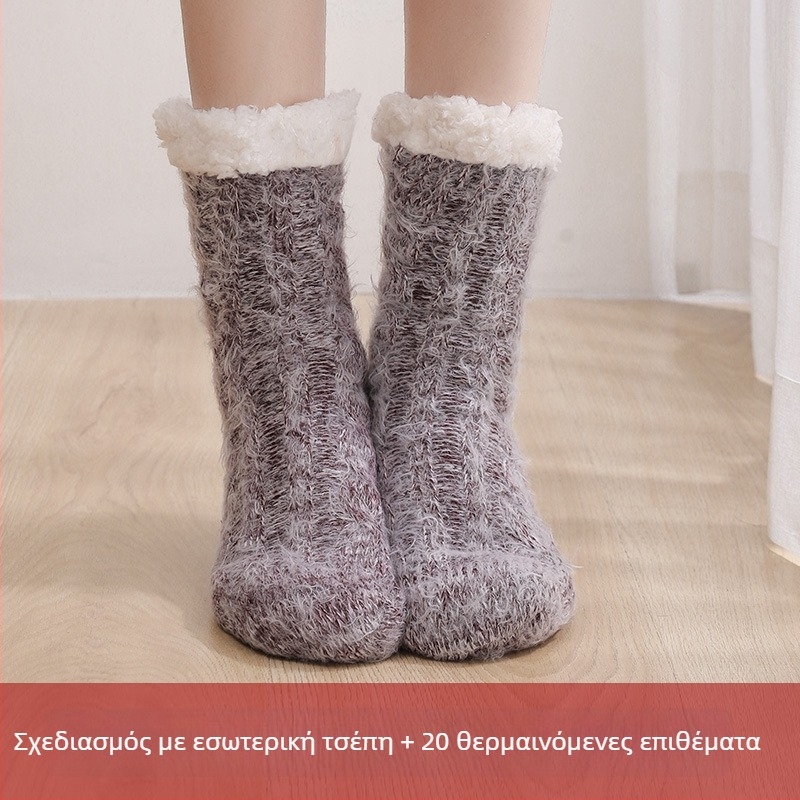 USB θερμαινόμενες παντόφλες για οικιακή χρήση – βαμβακερό επάνω μέρος, unisex, κατάλληλες για ύπνο