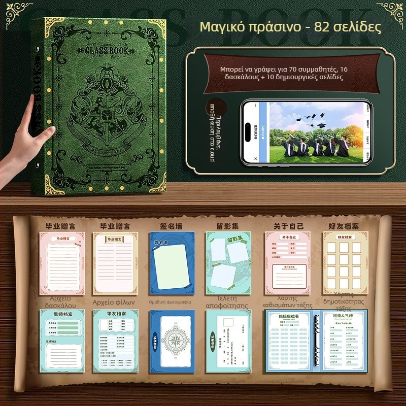 Μνήμη αποφοίτησης για το Έκτο Τάξη του Δημοτικού — Αρχείο συμμαθητών και δημιουργικό βιβλίο διευθύνσεων (FD1216114122, Δέσιμο: Άλλο, Υλικό Εξωφύλλου: Άλλο, Εσωτερικό Υλικό: Άλλο)