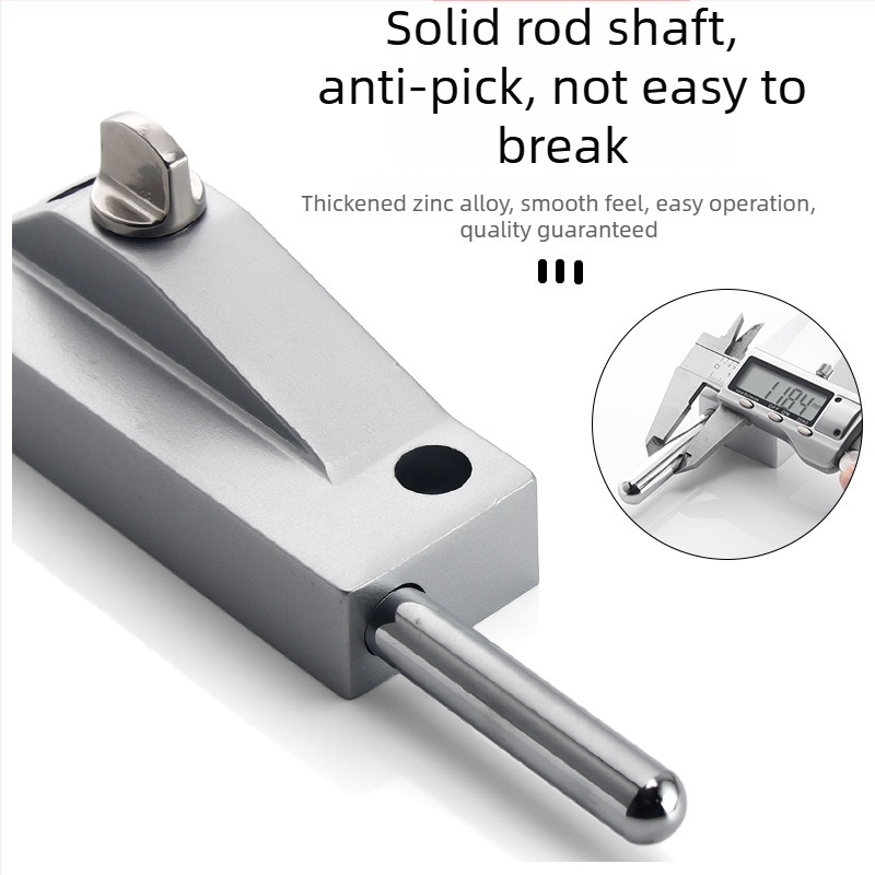 Type A Κλειδαριά Δαπέδου για Πόρτα με Πλαίσιο Γυαλιού, Αλουμινίου Αλουμίνο, Ηλεκτροπλατιωμένο, Beronsel