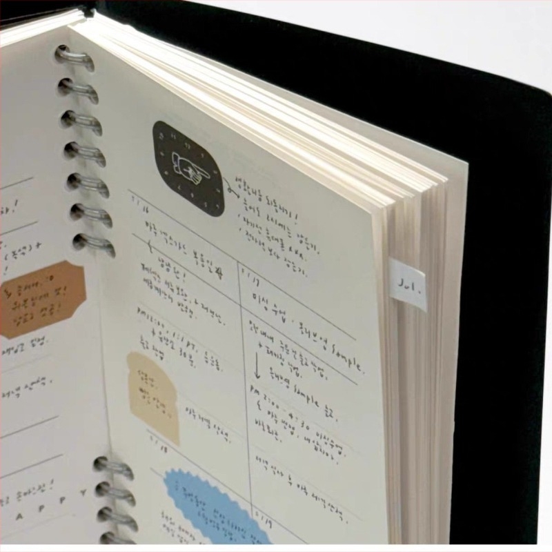 Moyl Zc-1698 Αυτοκόλλητες ετικέτες για planner/ημερολόγιο, τύπος: ετικέτα οδηγιών