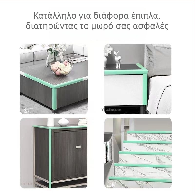 Λωρίδα προστασίας γωνίας παιδικού τραπεζιού, χωρίς κόλλα, συσκευασία 90 τεμαχίων, μάρκα Other, κανονικός γραμμωτός κώδικας