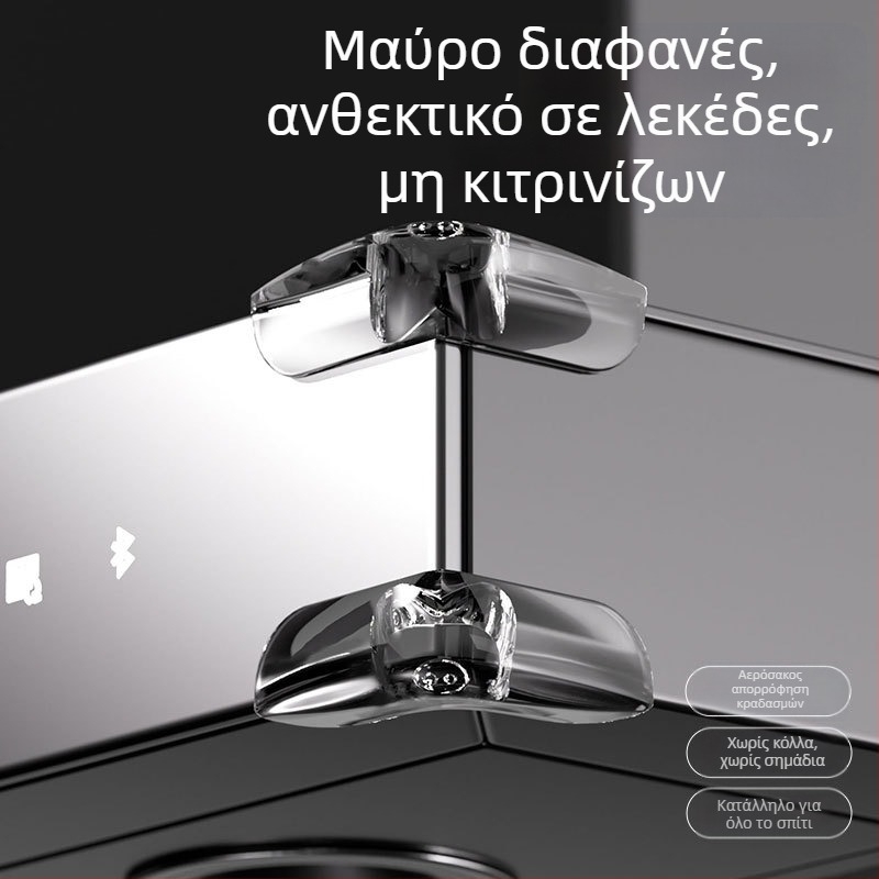 Γωνιακός προστατευτής με αερόσακο, αυτοκόλλητος, ασφάλεια για παιδιά, μαλακή επικάλυψη, αφανής προστατευτής γωνίας (Μάρκα Shield dad, Σχήμα: ορθή γωνία, Προέλευση: Taizhou, Συσκευασία: 500 τεμάχια)