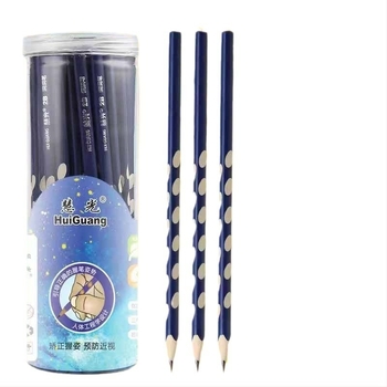 Ξύλινο μολύβι για παιδιά με τριγωνική λαβή, 2B και HB, για σχέδιο