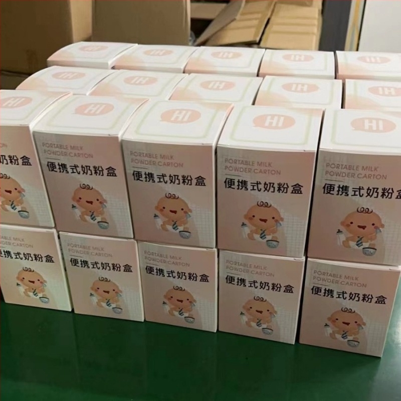 Διπλό επίπεδο φορητή θήκη γάλακτος σε σκόνη για νεογέννητα — σφραγιζόμενη αποθήκευση αντί υγρασίας