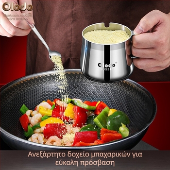 Σετ βάζες καρυκεύματος από 316 ανοξείδωτο ατσάλι με καπάκι – για εμπορική κουζίνα και οικιακή χρήση, υψηλής ποιότητας, ελαφριά πολυτέλεια