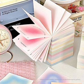 Σημειωματάριο-μπλόκ χωρητικότητας 400 φύλλων, σκισιμό, χωρίς κόλλα, τετράγωνο σχήμα