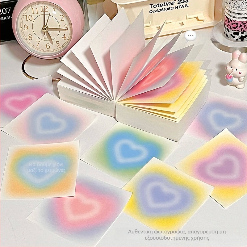 Σημειωματάριο-μπλόκ χωρητικότητας 400 φύλλων, σκισιμό, χωρίς κόλλα, τετράγωνο σχήμα