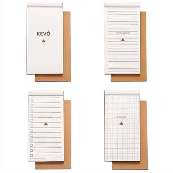 Ruiqisi σημειωματάριο με καπάκι από kraft χαρτί, αναδιπλούμενο καπάκι, 48 φύλλα