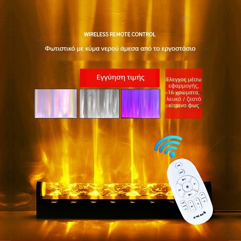 LED προβολέας φωτός με ατμόσφαιρα 3D από υδάτινα κύματα – AS-28, 220V, LED πηγή; κατάλληλος για υπνοδωμάτιο, σαλόνι, διαφημιστικό τοίχος (Τύπος: LED Φως; Τάση: 220V; Μοντέλο: AS-28)