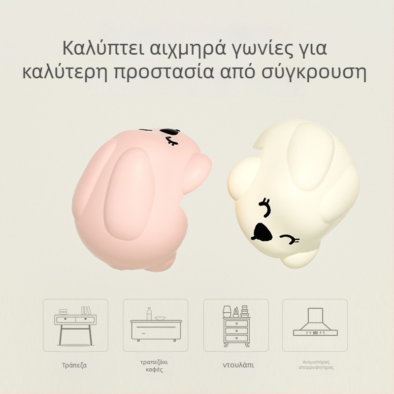 Tong Can Προστατευτικό γωνίας τραπεζιού, ορθογώνιο σχήμα, 600 τεμάχια