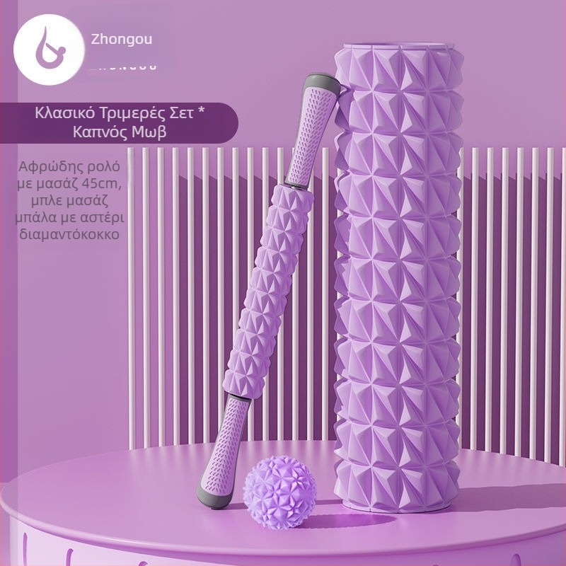 Στήλη Γιόγκα Διαμάντι Δεύτερη Γενιά Κούφιος Άξονας Ρολό Αφρού Μασάζ Φορητό