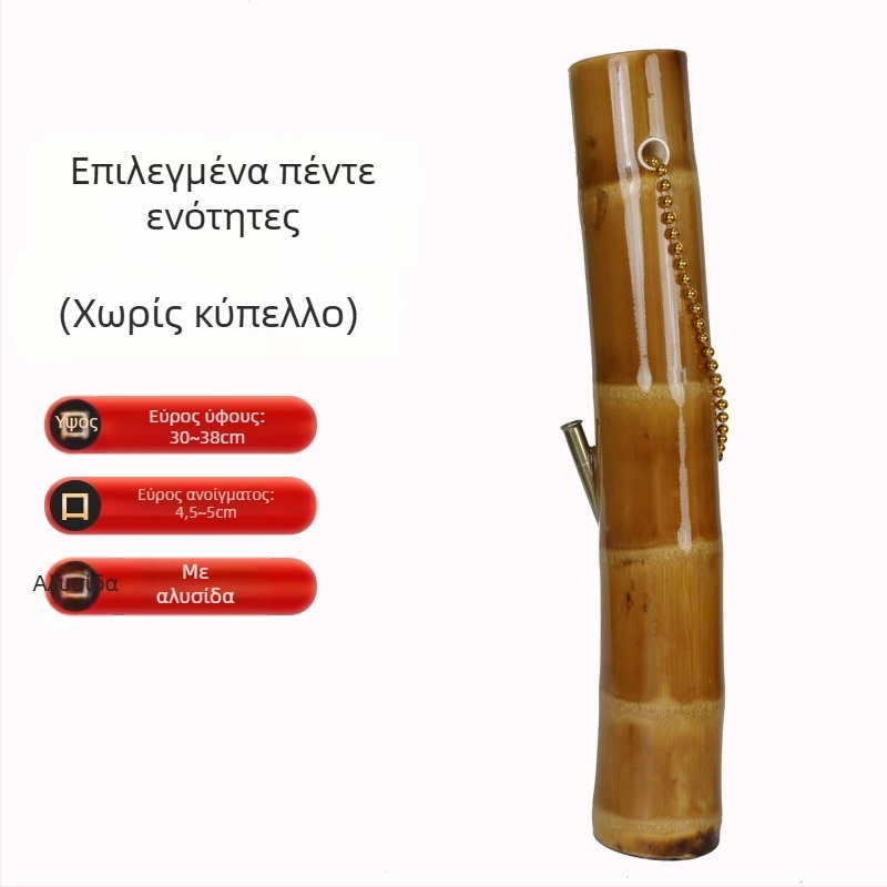 Πίπα νερού από Burl ξύλο, Νέο Κινέζικο στυλ, Μοντέλο AL1009969941, 50 τεμάχια ανά κουτί