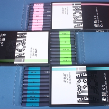 Μαλακό μολύβι με άνθρακα για σχέδιο — Νέο Nioni Charcoal Pen για μαθητές τέχνης και αρχάριους (Μάρκα: Nioni; Μοντέλο: New Nioni Charcoal Pen; Χρήση: Σχέδιο; Τύπος: Μαλακό μολύβι με άνθρακα)