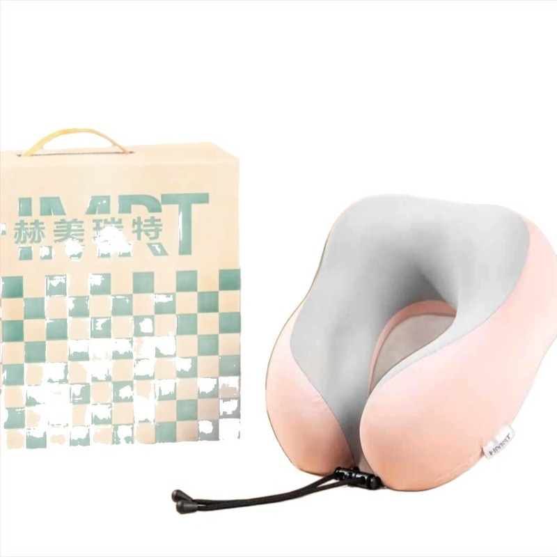 Μάξιλαρι λαιμού σε σχήμα U από αφρό μνήμης για οικιακή χρήση και ταξίδια; ελαφρύ, έως περίπου 500 g; κατάλληλο για όλες τις ηλικίες.