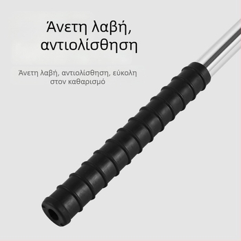 Τηλεσκοπική ράβδος δίχτυα αλιείας από ανοξείδωτο ατσάλι, ενισχυμένος σωλήνας χωρίς ραφή, πολυλειτουργικό πλήρες κιτ