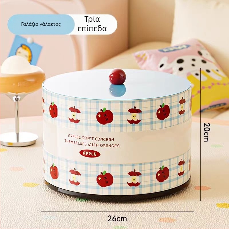 Πλαστικός δίσκος φρούτων με καπάκι, καρτούν σχεδίαση, κατάλληλος για τρόφιμα, κατάλληλος για ξηρούς καρπούς, καραμέλες και σνακ