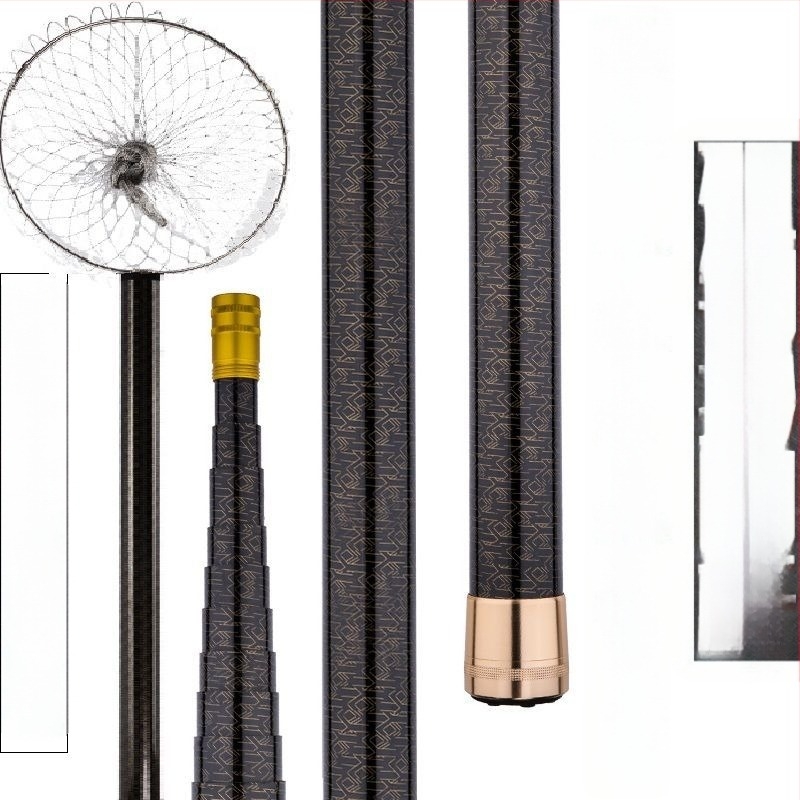 Καλάμι θαλάσσιου ψαρέματος, ίνες άνθρακα, μη τηλεσκοπικό