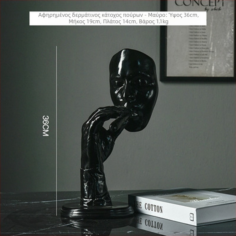 Cigarloong Ρεζίν Κεφαλής Πορτρέτο Πούρας – Διακοσμητικό Μπαρ, Απλό Στυλ