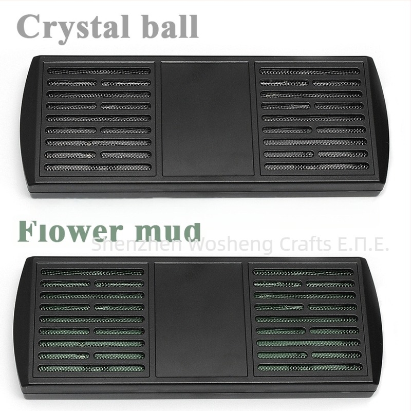 Τετράγωνο κουτί πούρων με υγραντήρα και υγρομετρητή – Πλαστικό, απλός σχεδιασμός, προσαρμόσιμο