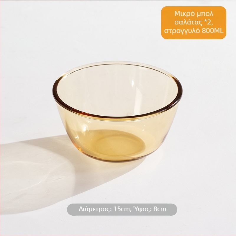 Xingyou glass bowl for fruit salad, noodles and soup (Μάρκα: Xingyou; Υλικό: Γυαλί; Εκτύπωση λογότυπου: Ναι; Προσωποποίηση: Ναι; Κυκλοφορία: 2025)