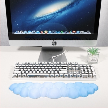 Καλύπτρες καρπού για πληκτρολόγιο και ποντίκι, μονοπλεύρη, κατασκευή με έγχυση, προσαρμογή OEM, δυνατότητα εκτύπωσης λογότυπου