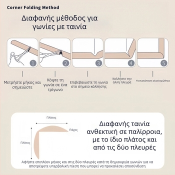 Διάφανο προστατευτικό γωνίας από σιλικόνη για τοίχους και έπιπλα – ασφαλές για παιδιά, αυτοκόλλητο, μαλακό προστατευτικό γωνίας, αντισύγκρουσης