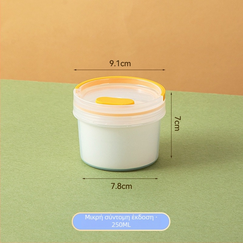 Baina bangshou δοχείο αποθήκευσης γάλακτος σε σκόνη και τσαγιού, διαφανές πλαστικό σφραγιζόμενο δοχείο για ξηρά τρόφιμα