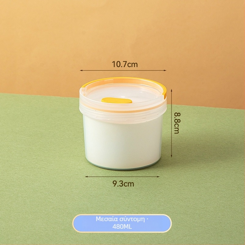 Baina bangshou δοχείο αποθήκευσης γάλακτος σε σκόνη και τσαγιού, διαφανές πλαστικό σφραγιζόμενο δοχείο για ξηρά τρόφιμα