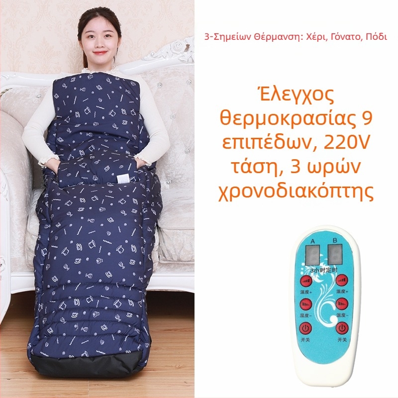 Παντόφλες με θερμανόμενη εσωτερική σόλα USB – Ανδρικές παντόφλες/οικιακά παπούτσια, γνήσιο δέρμα, Xiang Nuanyi