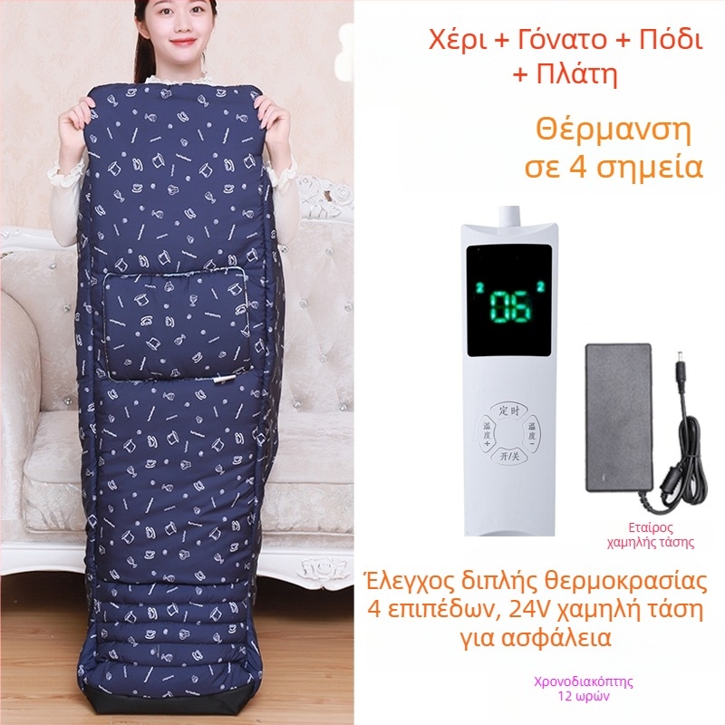 Παντόφλες με θερμανόμενη εσωτερική σόλα USB – Ανδρικές παντόφλες/οικιακά παπούτσια, γνήσιο δέρμα, Xiang Nuanyi