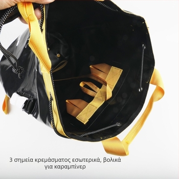 Marjaqe Σακίδιο για σχοινιά διάσωσης, περιπέτειας και εξερεύνησης σπηλαίων — Επαγγελματικό σακίδιο αποθήκευσης εξωτερικού χώρου, Ιδιωτική μάρκα, Κουτί 50 τεμάχια