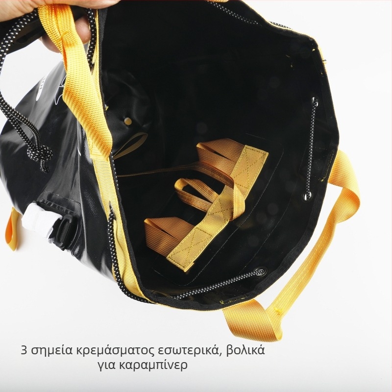 Marjaqe Σακίδιο για σχοινιά διάσωσης, περιπέτειας και εξερεύνησης σπηλαίων — Επαγγελματικό σακίδιο αποθήκευσης εξωτερικού χώρου, Ιδιωτική μάρκα, Κουτί 50 τεμάχια