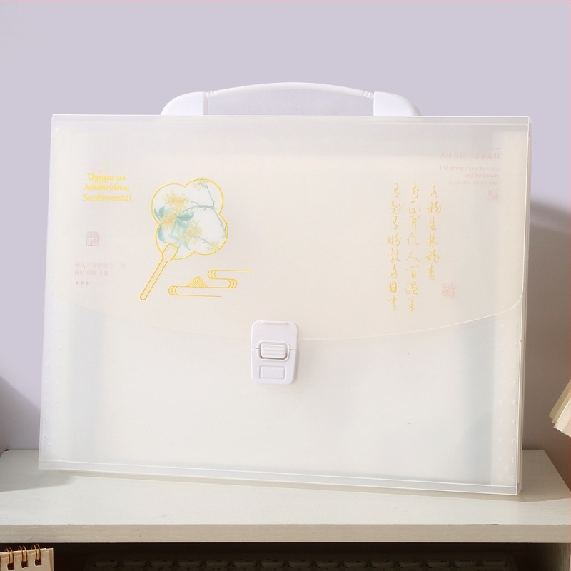 Φάκελος Αρχειοθέτησης Ακορντεόν με 13 Θήκες, PP Υλικό, Μοντέλο 1008, Διαθέσιμη Εκτύπωση Λογοτύπου