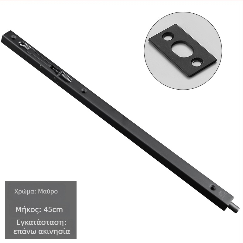 Κρυφός πεταλούδας κλειδαριά για διπλές ξύλινες πόρτες – μοντέλο 205; Υλικό: SUS304 ανοξείδωτος χάλυβας; Κλειδαριά τύπου κουτιού