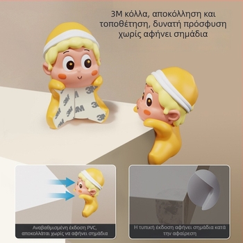 Προστάτης γωνίας για παιδιά σε τραπέζια και ντουλάπια — προστασία από κρούσεις, σχεδίαση με 90 μοίρες γωνία, μάρκα Mr. Art, μοντέλο YYQ10127, συσκευασία 300 τεμ.