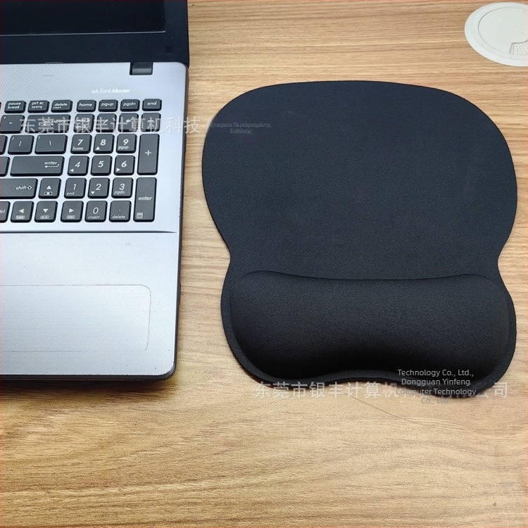 YF99 Μικρή επιφάνεια ποντικιού με μαξιλαράκι καρπού, βάση από μνήμη αφρού, εκτύπωση λογότυπου, OEM προσαρμογή