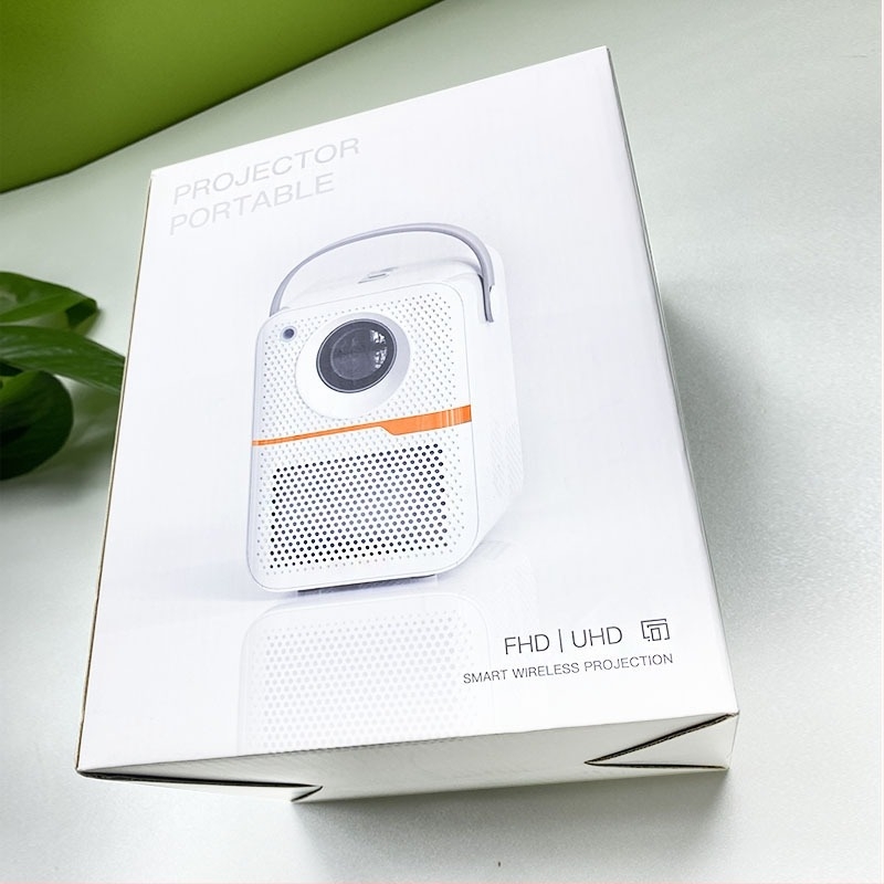 Έξυπνος φορητός οικιακός προβολέας με τσιπ H700, συμβατός με Android, 4K υποστήριξη, USB διεπαφή, φωνητικός έλεγχος, επιλογές μνήμης RAM+ROM: 1GB+8GB / 2GB+16GB / 4GB+32GB