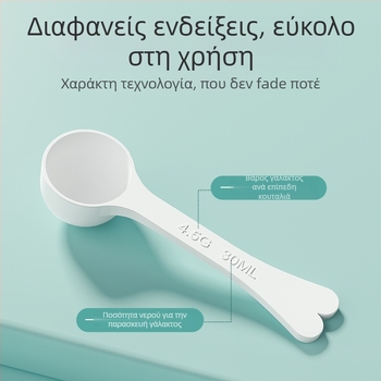 Κουτάλι μέτρησης βρεφικού γάλακτος – σετ δοσομετρικών κουταλιών από PP κατάλληλο για τρόφιμα